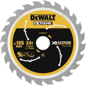 DeWALT DT99560 Cirkelzaagblad - 165 X 20 X 24T - Hout