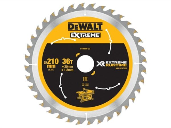 DeWALT DT99566 XR Cirkelzaagblad - 210 X 30 X 36T - Hout