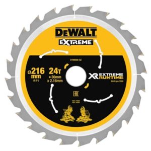 DeWALT DT99568 XR Cirkelzaagblad - 216 X 30 X 24T - Hout