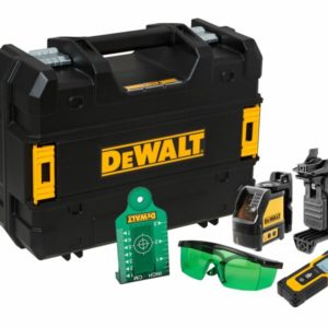 DeWALT DW0887100 Kruislijnlaser Set Incl. Afstandsmeter In Koffer - Groen - 2x 15m - IP40