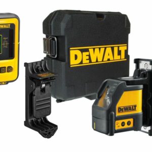 DeWALT DW088KD Zelfnivellerende Kruis Lijnlaser In Koffer (DW088K)&Ontvanger (DE0892) - 2 Lijnen - 50m