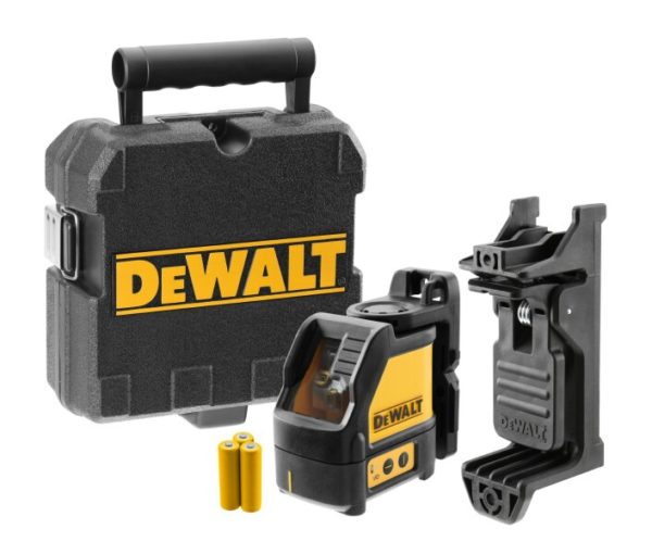 Dewalt DW088KPOL Zelfnivellerende Kruislijnlaser In Koffer (DW088K)&Kolom (DE0882) - 15m