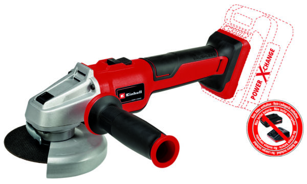 Einhell AXXIO 18/125 Q BL Solo 18V Li-Ion Accu Haakse Slijper Body - 125 X 33 Mm - Koolborstelloos