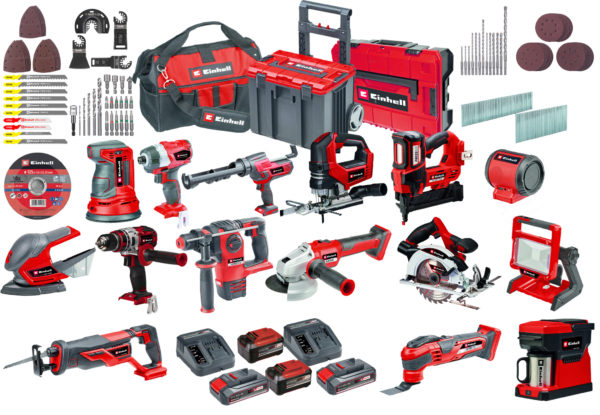 Einhell Professional Accu Combiset 24-delig - Inclusief accessoires