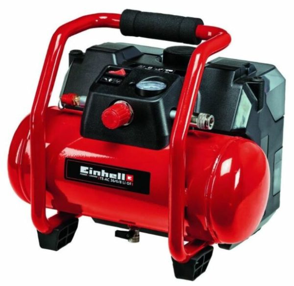 Einhell TE-AC 36/6/8 Li OF Solo 36V Li-Ion Accu Compressor Body - 600W - 8 Bar - 130 L/min