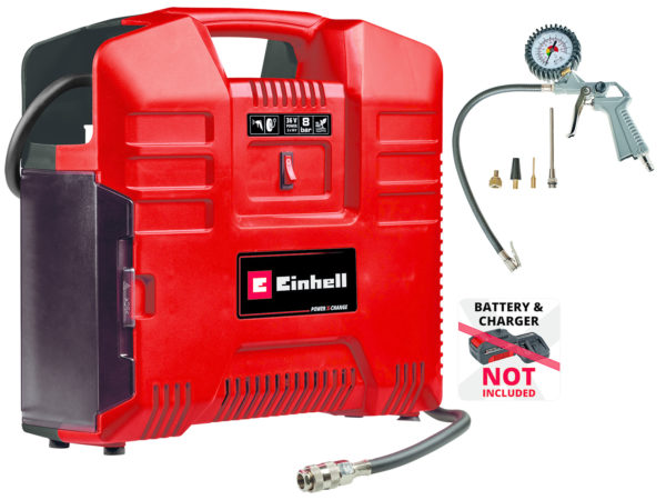 Einhell TE-AC 36/8 Li OF Set Solo Accu Compressor 36V