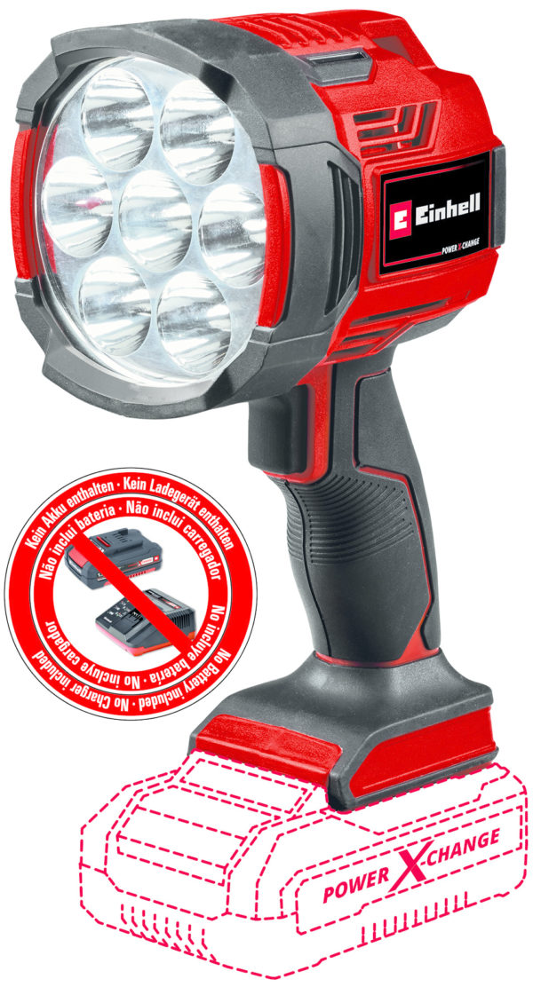 Einhell TE-CL 18/2500 LiAC-Solo Accu lamp