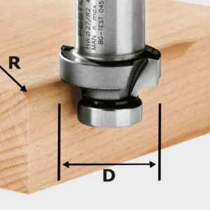 Festool 490092 Afrondfrees - HW R2-OFK 500 - 2 X 27mm