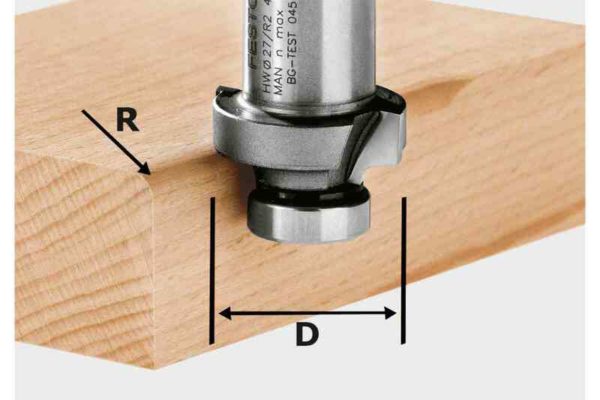 Festool 490092 Afrondfrees - HW R2-OFK 500 - 2 X 27mm