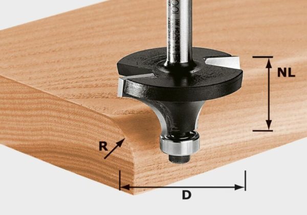 Festool 491009 Afrondfrees - 8mm