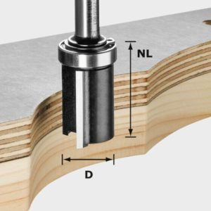 Festool 491028 Kantenfrees HW Schacht - 8mm