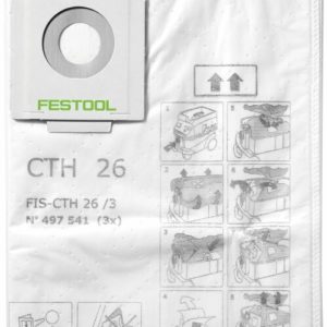 Festool 497541 Veiligheid Filterstofzak Voor CTH 26 (3st)