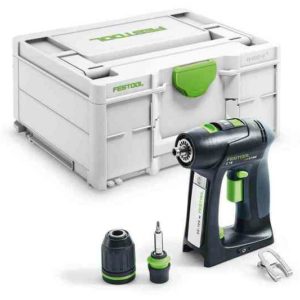 Festool C 18 LI BASIC 18V Li-Ion Accu Schroefboormachine Body In Systainer - 45Nm - 45mm - Koolborstelloos