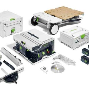 Festool CSC SYS 50 EBI-Set 36V (2x18V) Accu Tafelcirkelzaag Set (2x5