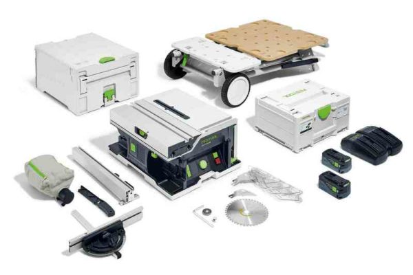 Festool CSC SYS 50 EBI-Set 36V (2x18V) Accu Tafelcirkelzaag Set (2x5