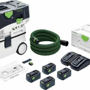 Festool CTLC MIDI I-Plus 36V (2x18V) Li-Ion Accu Stofzuiger Set (4x 5