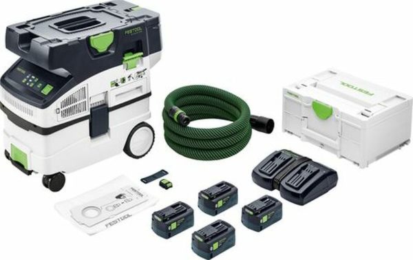 Festool CTLC MIDI I-Plus 36V (2x18V) Li-Ion Accu Stofzuiger Set (4x 5