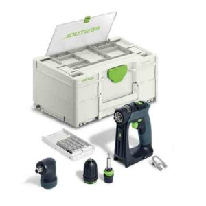 Festool CXS 18-Basic-Set 18V Li-Ion Accu Schroefboormachine Body Incl. Bitset In Systainer - 40Nm