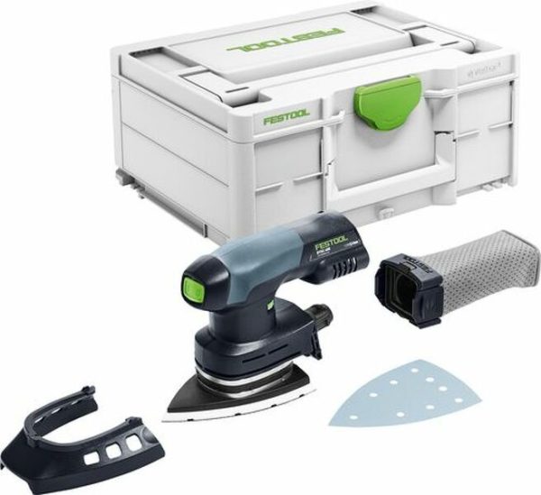 Festool DTSC 400-Basic 18V Li-Ion Accu Deltaschuurmachine Body In Systainer - 100x150mm