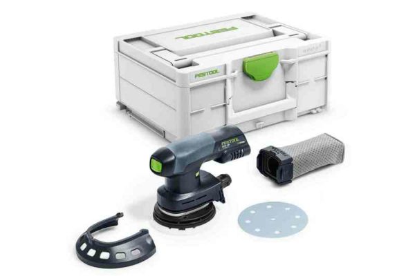 Festool ETSC 125-Basic 18V Li-Ion Accu Excenterschuurmachine Body In Systainer - 125mm - Koolborstelloos