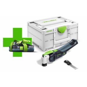 Festool OSC 18 E-Basic Vecturo 18V Li-ion Accu Multitool In Systainer - Met 4.0Ah Accu