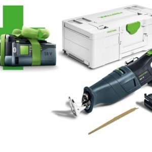 Festool RSC 18 EB-Basic 18V Li-Ion Accu Reciprozaag Body In Systainer - Met 5.0 Ah Accu