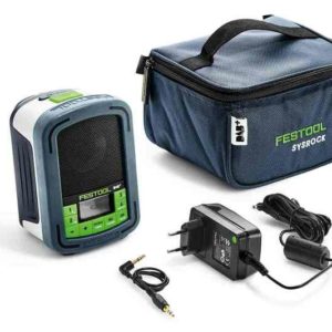 Festool SYSROCK BR10 D 230V Bouwradio - DAB+ - Bluetooth - Werkt Op Netstroom&Batterijen