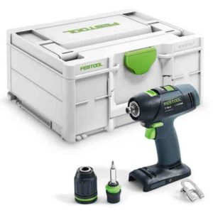 Festool T 18+3-Basic 18V Li-Ion Accu Schroefboormachine Body In Systainer - 45Nm - 35mm - Koolborstelloos