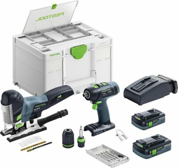 Festool T 18+3/PSC 420 HPC I-Set 18V Li-Ion Accu Combiset (2x 4