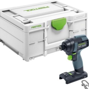 Festool TID 18-Basic 18V Li-Ion Accu Slagschroevendraaier Body In Systainer - 180Nm - 8x220mm - Koolborstelloos