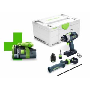 Festool TPC 18/4 I-Basic QUADRIVE 18V Li-Ion Accu Klopboormachine In Systainer - Met 5.2 Ah Accu