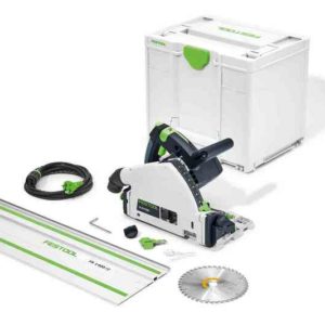 Festool TS 55 FEBQ-Plus-FS Invalcirkelzaagmachine Incl. Geleiderail In Systainer - 1200W - 160mm