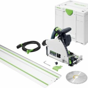 Festool TS 60 KEBQ-Plus-FS Invalcirkelzaag In Systainer - 1500W - 168 Mm - Met Geleiderail