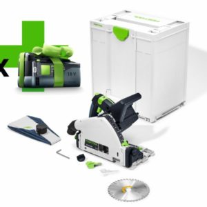 Festool TSC 55 KEB-Basic 18V Li-Ion Accu Invalcirkelzaag In Systainer - Met 2x 5