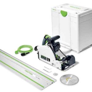 Festool TSV 60 KEBQ-Plus-FS Invalzaag Met Voorritsfunctie Incl. Geleiderail En Cirkelzaagblad In Systainer - 1500W