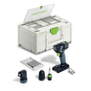 Festool TXS 18-Basic-Set 18V Li-Ion Accu Schroefboormachine Body Incl. Bitset In Systainer - 40Nm