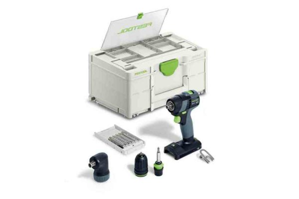 Festool TXS 18-Basic-Set 18V Li-Ion Accu Schroefboormachine Body Incl. Bitset In Systainer - 40Nm