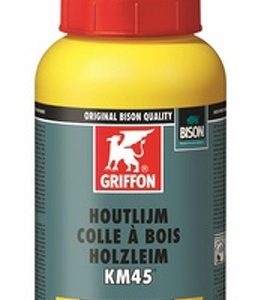 Griffon 6313542 KM45 Houtlijm D4 - Wit (Transparant Na Droging) - Flacon - 750gr