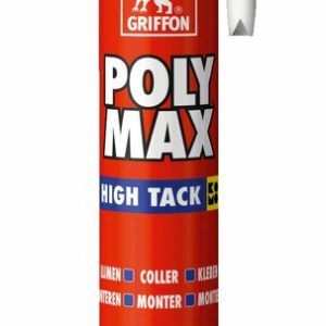 Griffon Poly Max High Tack Montagelijm - Wit - Koker - 425gr