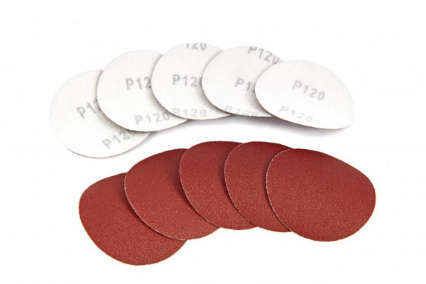 HBM 10-delige set 75 mm Velcro schuurschijfjes