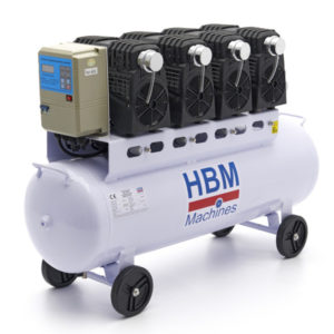 HBM 120 Liter PROFI LOW NOISE compressor