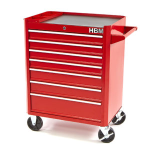 HBM 7 laden gereedschapswagen ROOD