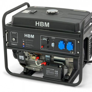 HBM aggregaat 5500 Watt 420cc (benzine)