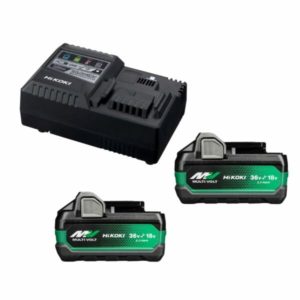 HiKOKI UC18YSL3WHZ BoosterPack 36V MultiVolt Li-ion Accu Starterset (2x 5.0Ah) + Lader