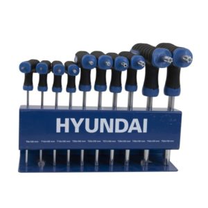 Hyundai 59527 T-greep Schroevendraaierset Torx- 10-delig