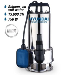 Hyundai Dompelpomp 750 Watt Inox