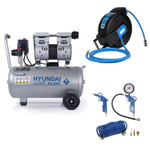 Hyundai Geluidsarme Compressor 30 Liter- KIT