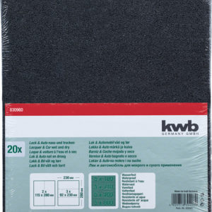 KWB Schuurpapier 230x280mm Waterproof 20st.