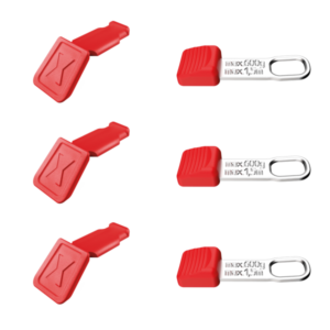 Knipex 00 63 06 TCR TetheredTool Clips + ColorCode Clips Rood (2x3st)