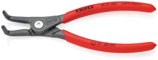 Knipex 4921A21 Precisie Borgveertang Voor Buitenringen - Assen - 19-60 X 165mm